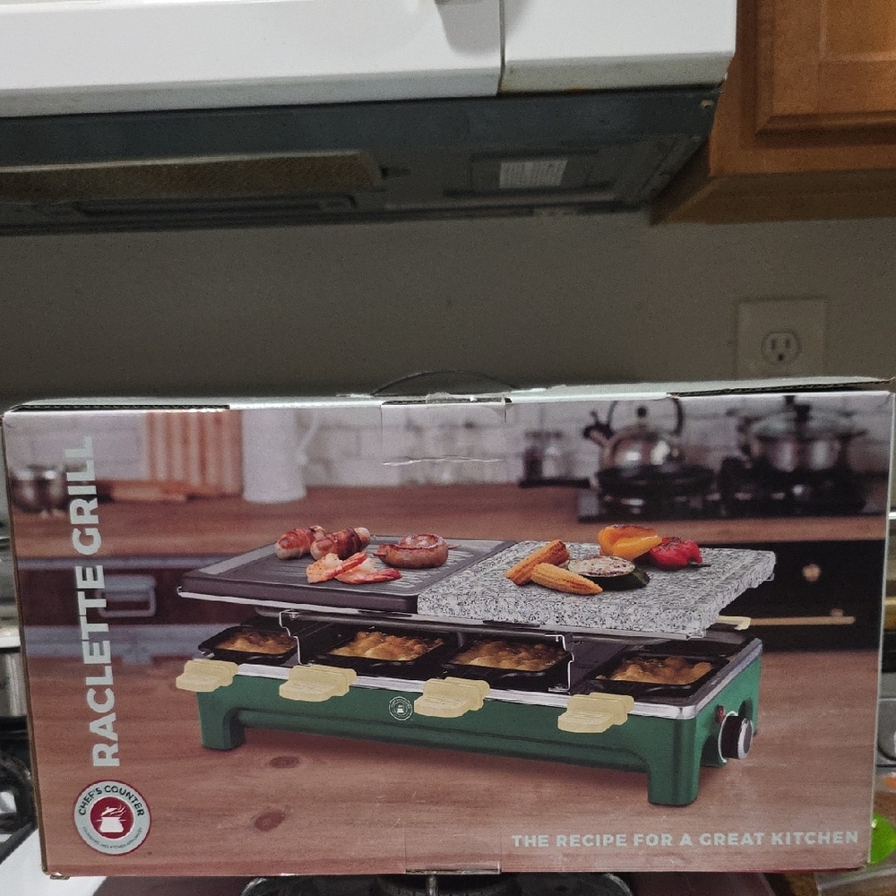 RACLETTE GRILL , BRAND NEW
